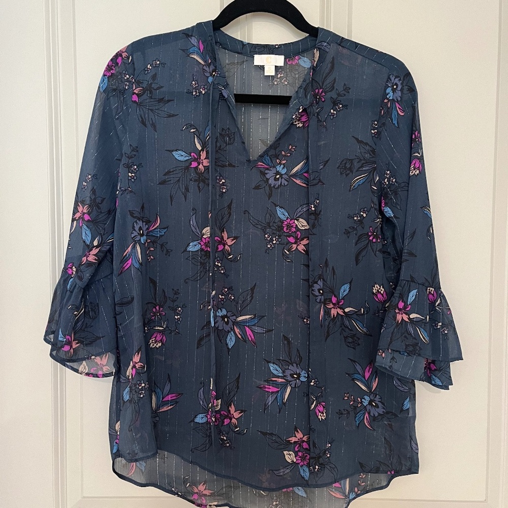 Sheer Blouse, EUC